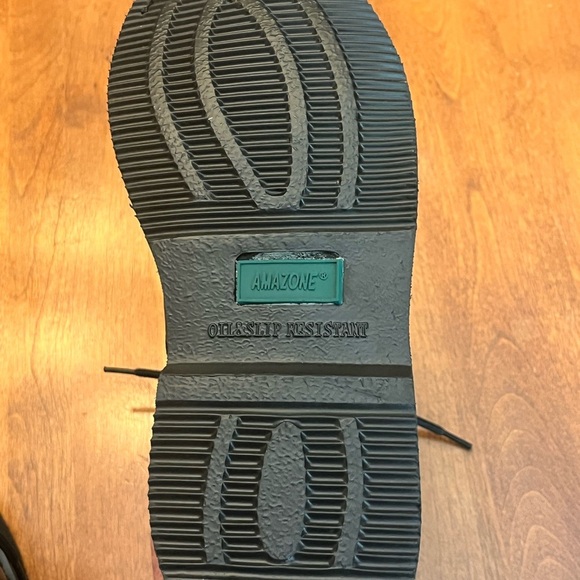 Amazone Leather Work Boots Ladies Size 9.5 NWT Durable Oil/Slip Resistant Comfor - Picture 7 of 12